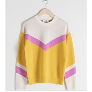 NWT & Other Stories Chevron Sweater